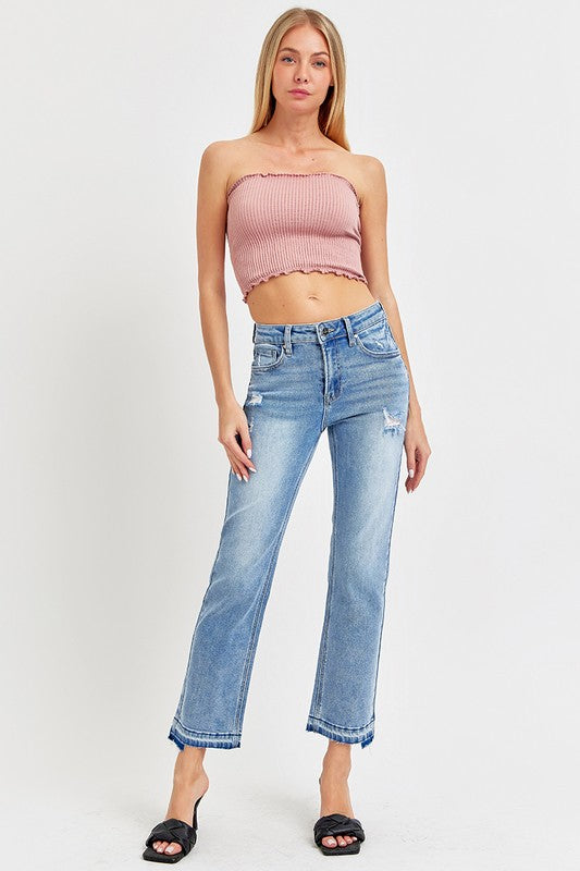 RISEN Darvin Mid Rise Light Wash Jeans