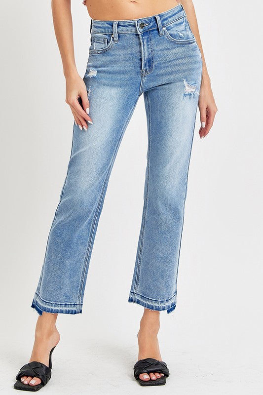 RISEN Darvin Mid Rise Light Wash Jeans