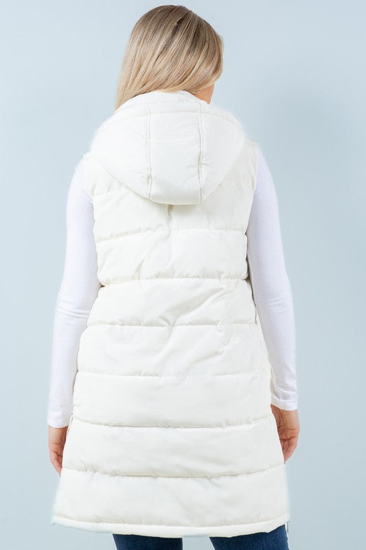 Danica Quilted Long Line Vest