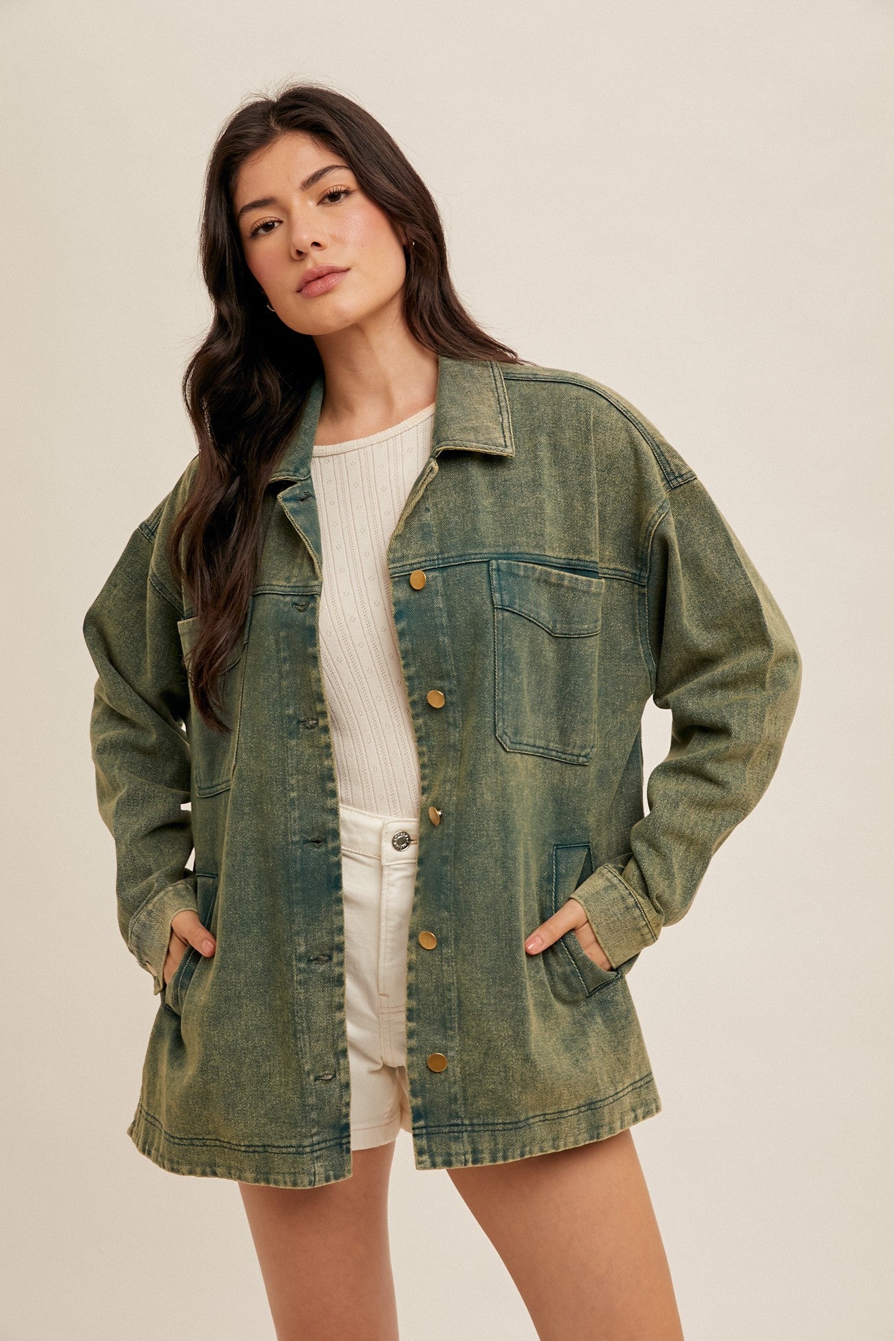 Brian Distressed Jacket -Available Online & Frankfort Store!