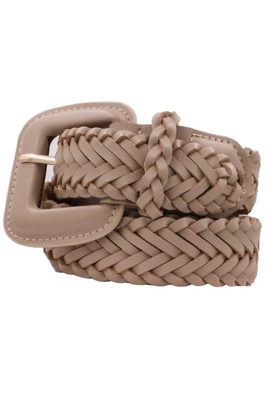 Hazel Rectangle Braid Belt (3 Colors!)