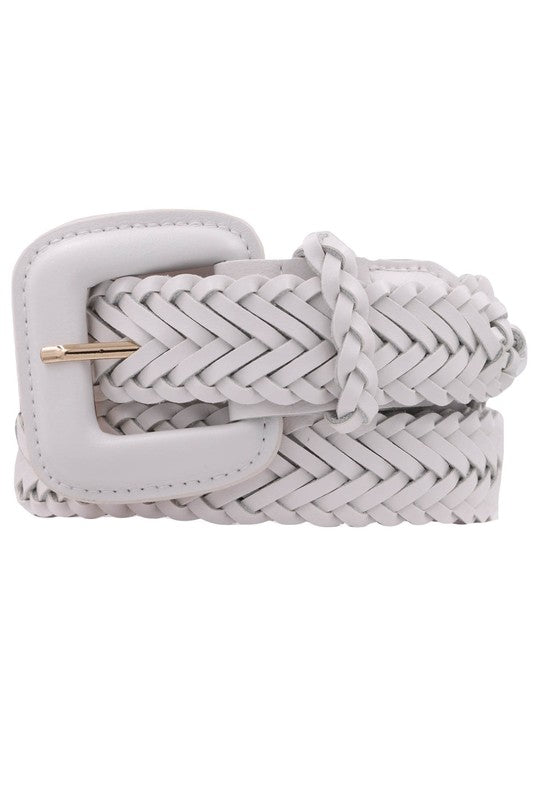 Hazel Rectangle Braid Belt (3 Colors!)