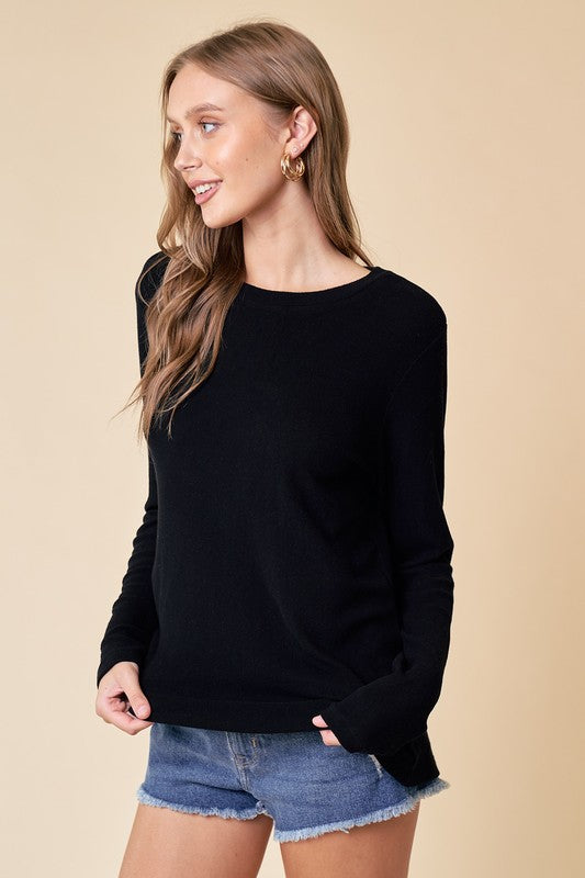 Gulley Knit Black Top