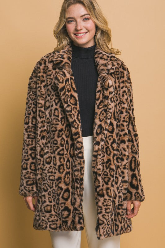 Farla Leopard Fur Jacket