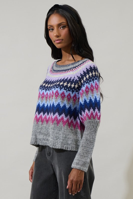 Daria Fair Isle Sweater FINAL SALE