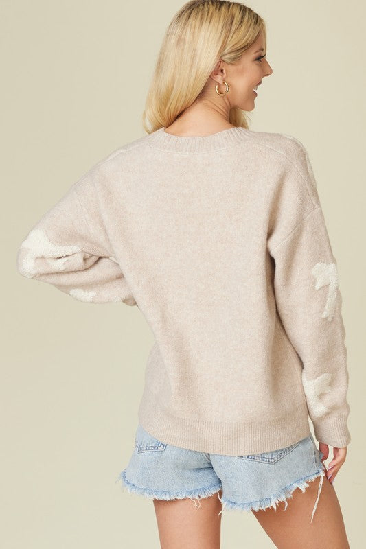 Elijah Bow Cardigan FINAL SALE