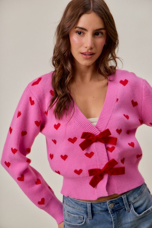 Sweetheart Bow Cardigan FINAL SALE