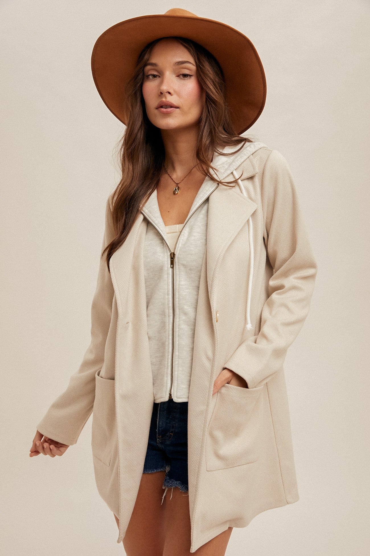 Bleeker Two Fer Midi Jacket -Available Online & Frankfort Store!