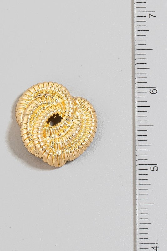 Rasa Stud Knot Earrings