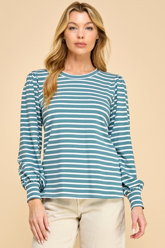 Striker Stripe Top FINAL SALE