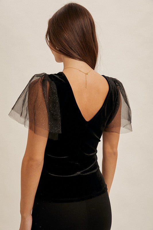 Gretta Velvet Top FINAL SALE