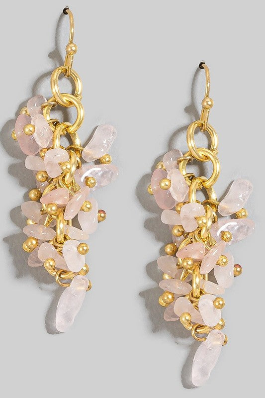 Blaise Stone Dangle Earrings (2 Colors!)