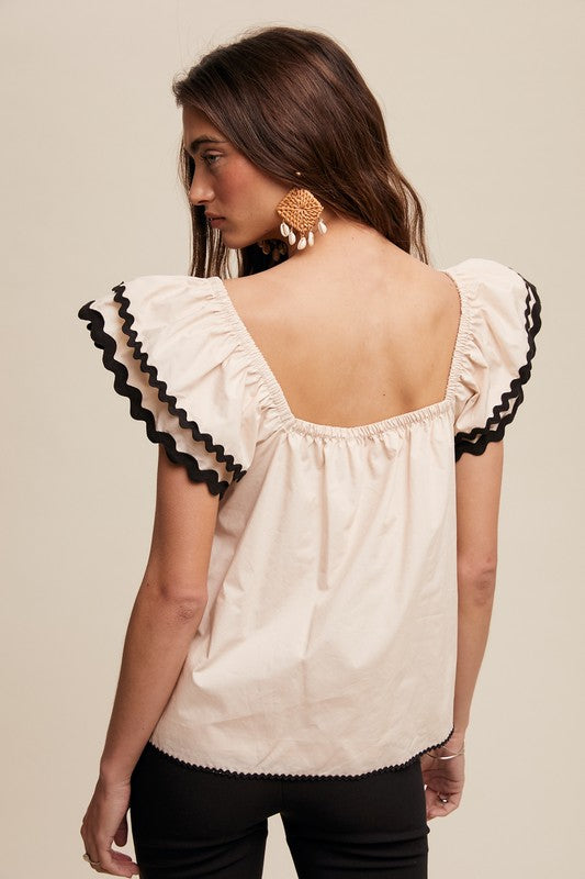 Faraday Pintuck Top FINAL SALE