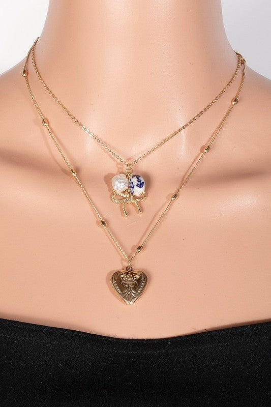 Banks Layered Chain Necklace