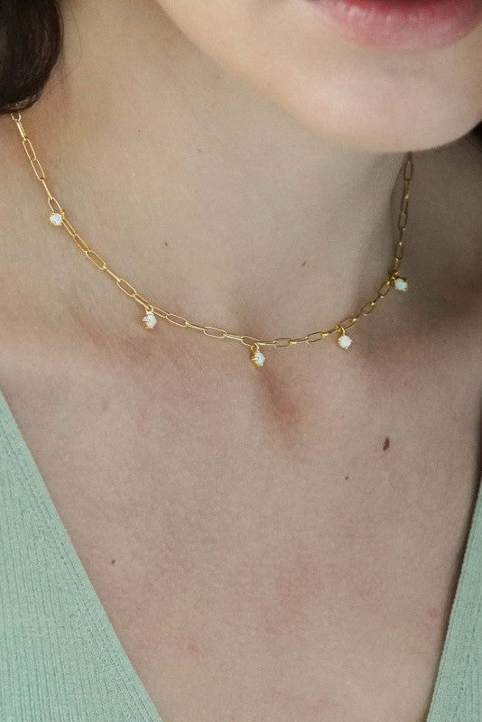 Coya Mini Opal Necklace