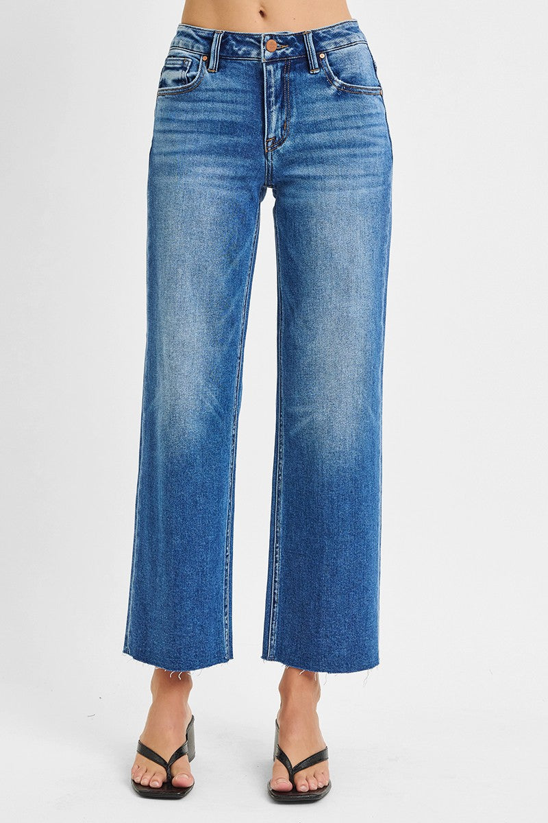 Risen Vandry Mid Rise Crop Jeans