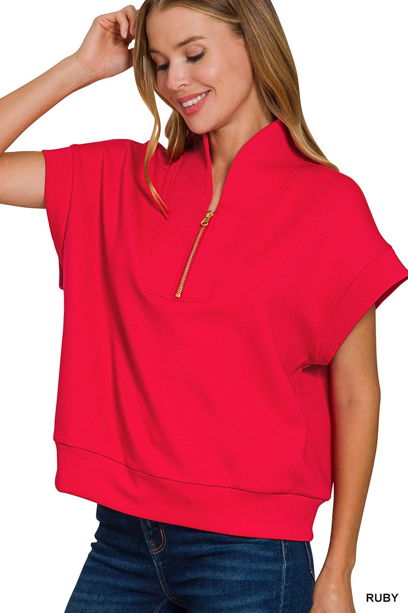 Hillary High Neck Top (5 Colors!) PREORDER