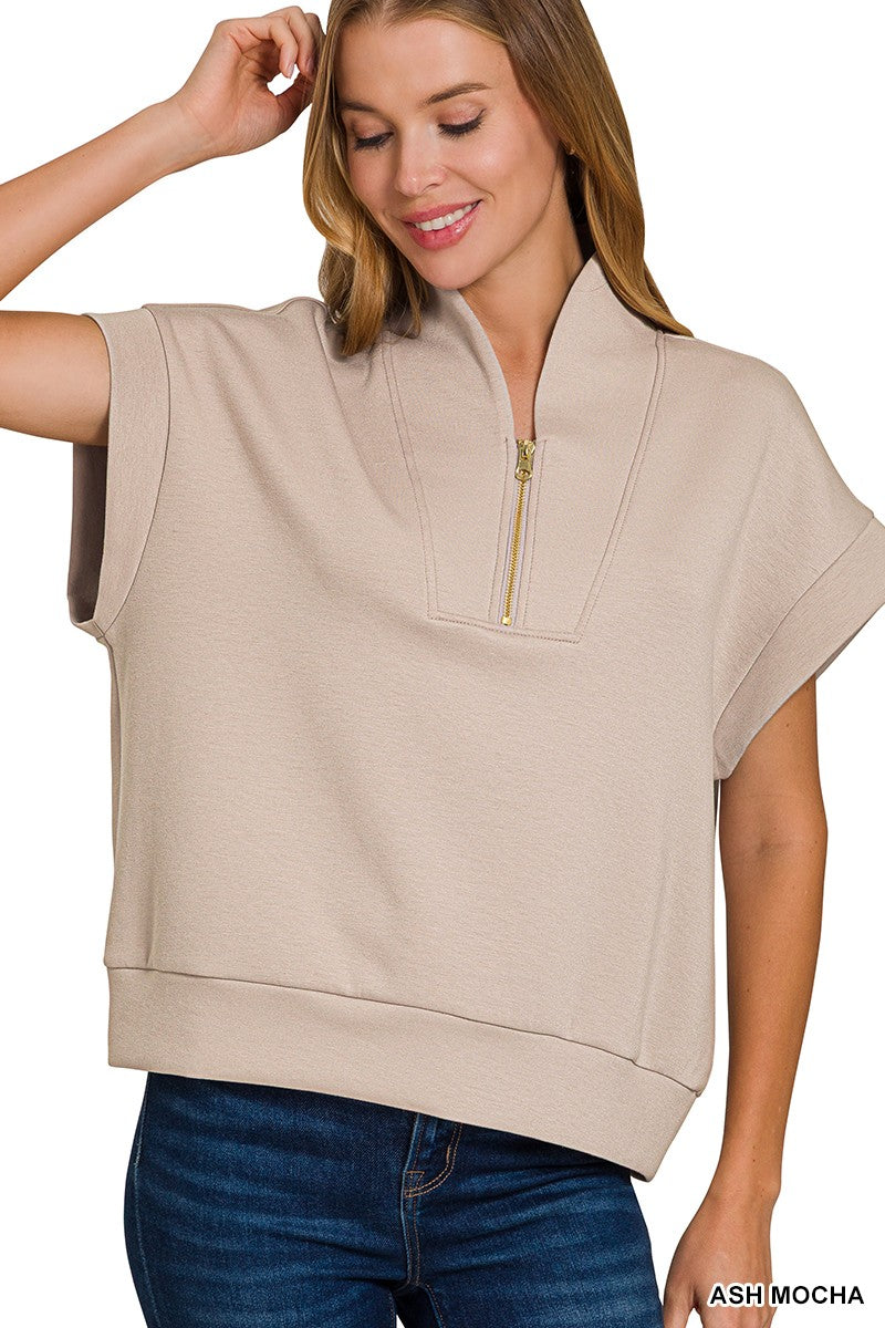 Hillary High Neck Top