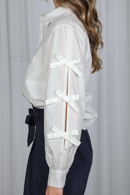Sarah Bow Shirt- DEAL OF THE WEEK!