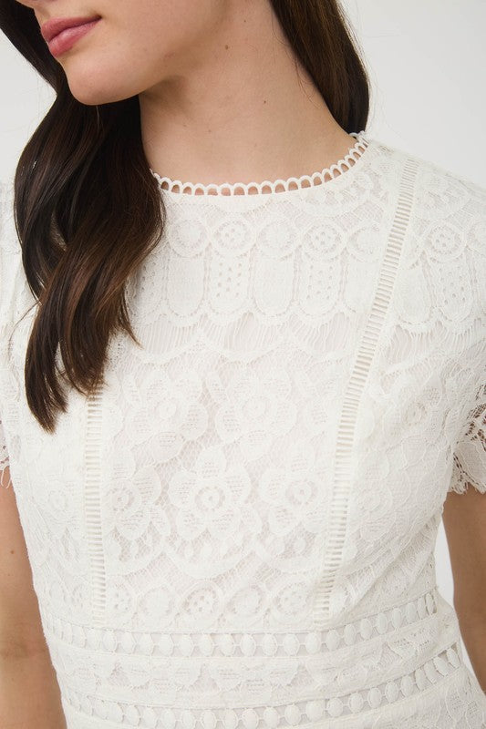 Liza Lace Midi Dress FINAL SALE