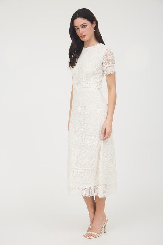 Liza Lace Midi Dress FINAL SALE
