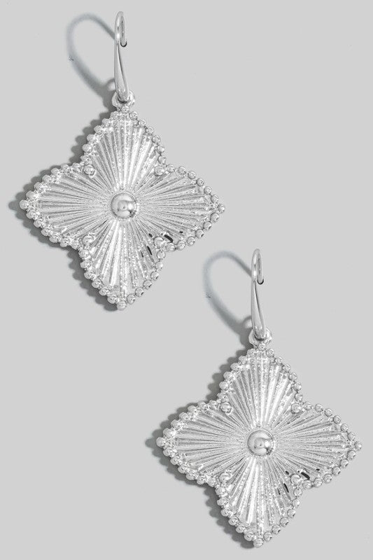 Abbott Drop Silver Earrings
