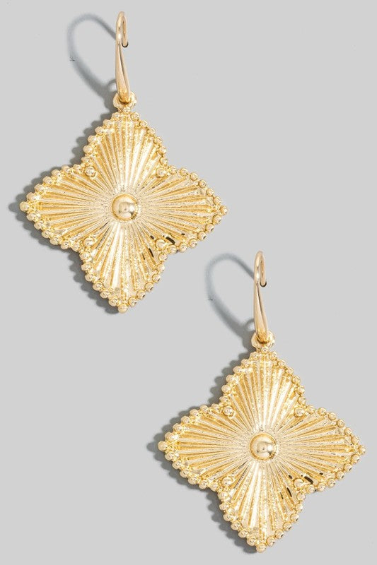 Abbott Drop Gold Earrings
