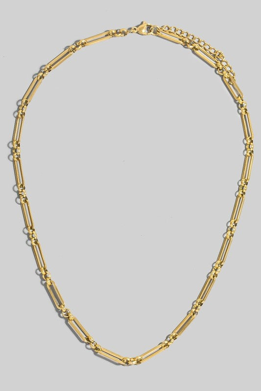 Oval Chain Link Neckalce