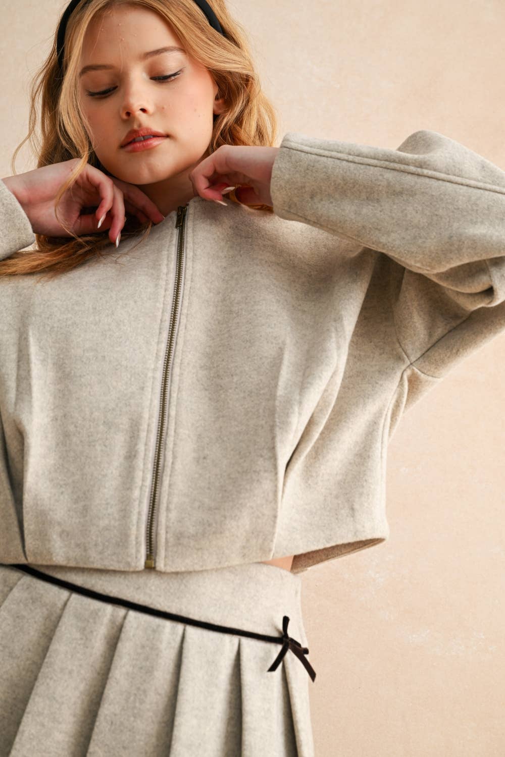 Eaton Front Pleat Jacket -In stores 10/10!