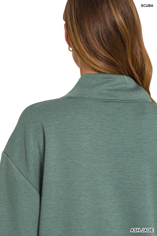 Torrey Zip Pullover Top