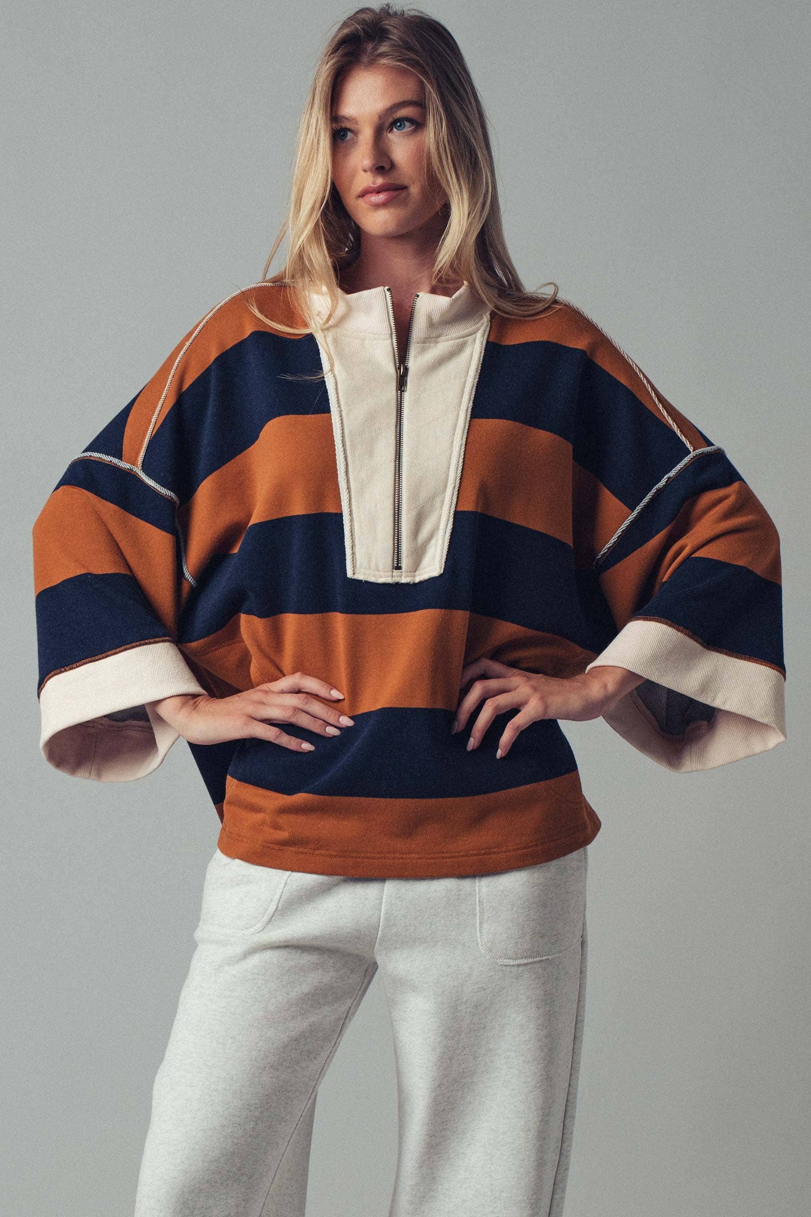 Newsome Stripe Pullover Top PREORDER