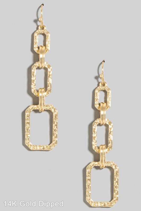 Laff Chain Dangle Earrings