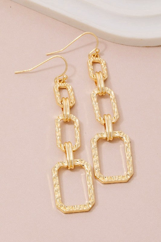 Laff Chain Dangle Earrings