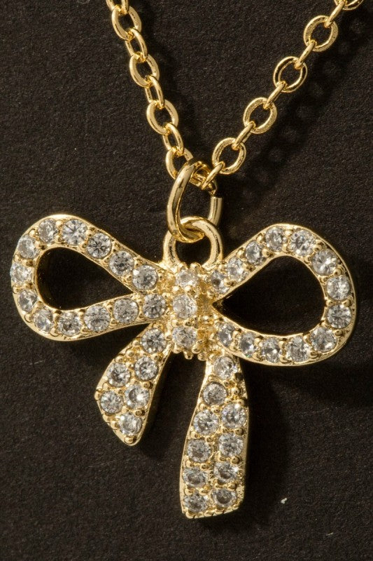 Stayman Bow Necklace