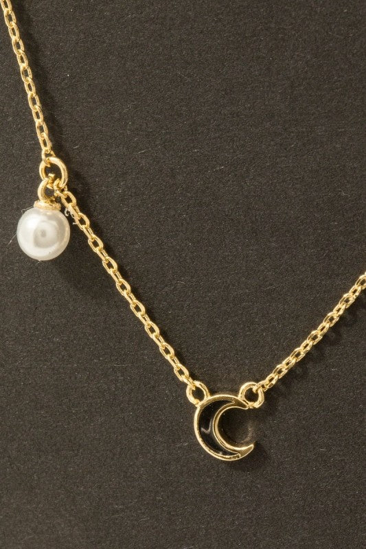 Sissie Moon Star Necklace