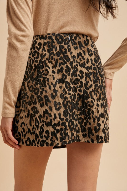 Moses Leopard Skort