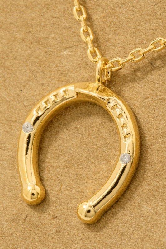 Western Horse Shoe Necklace