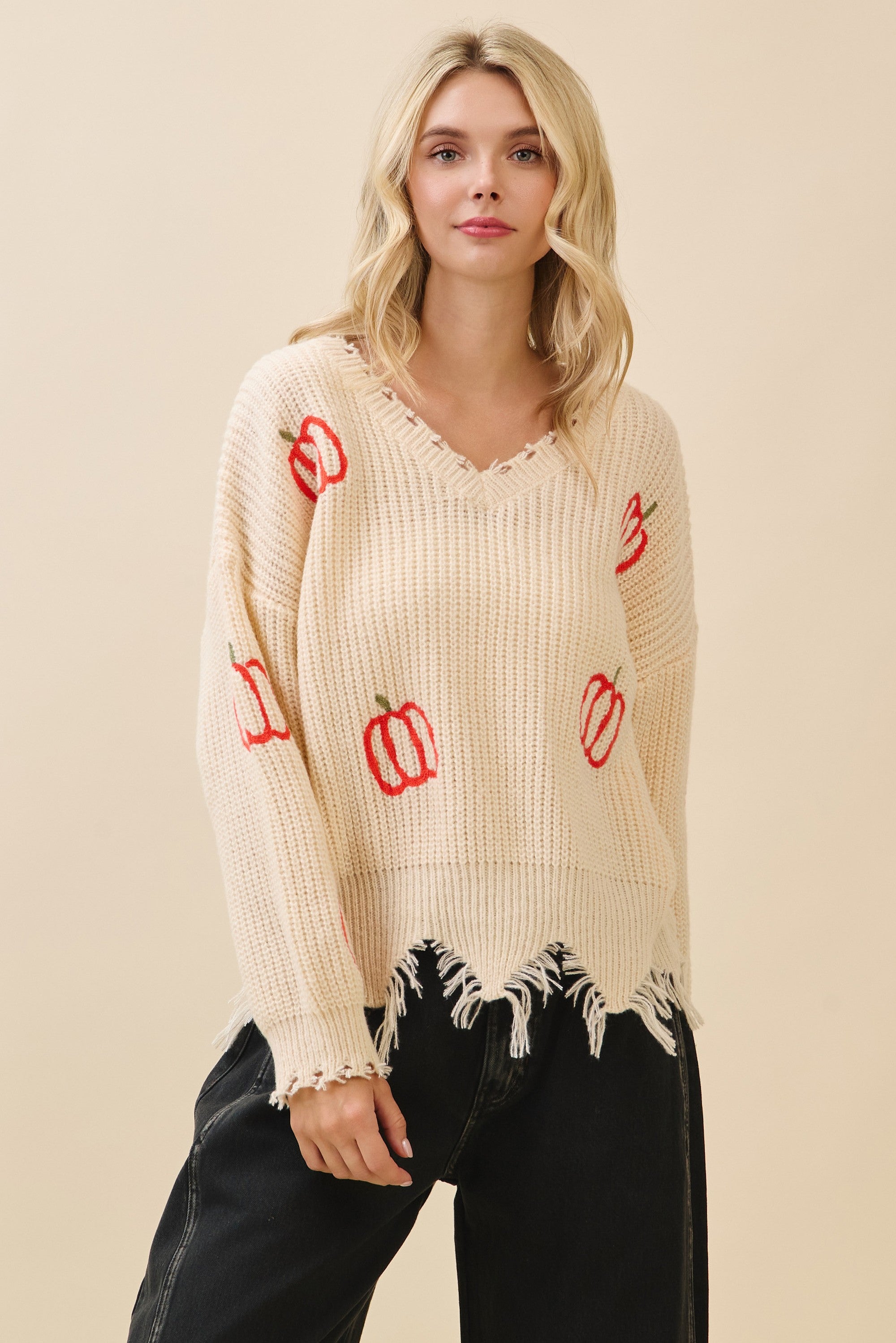 Payton Pumpkin Sweater