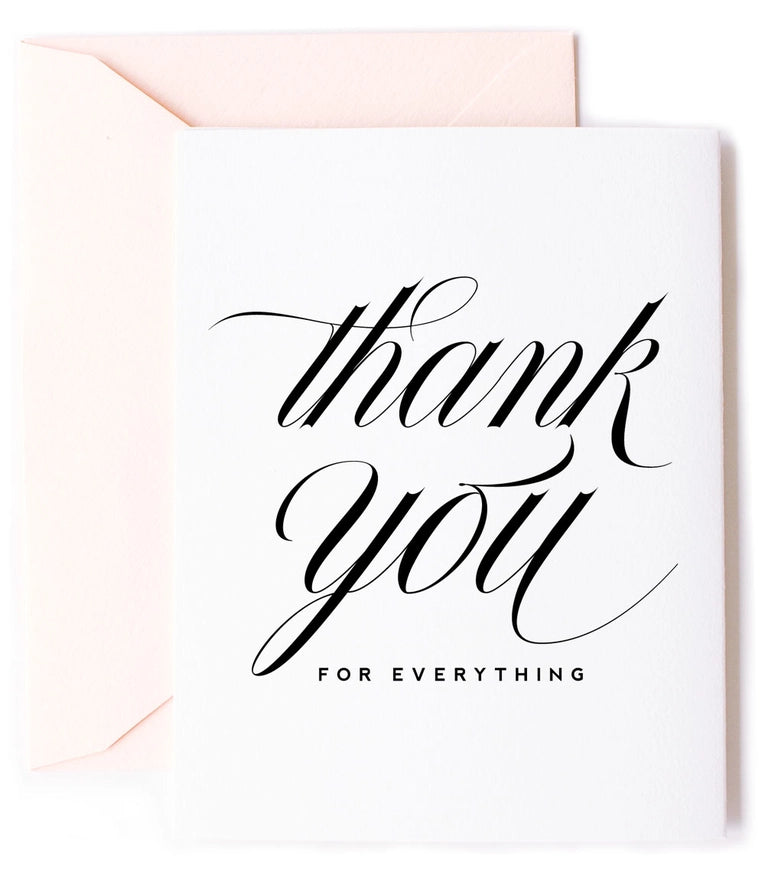 Thank You Greeting Card