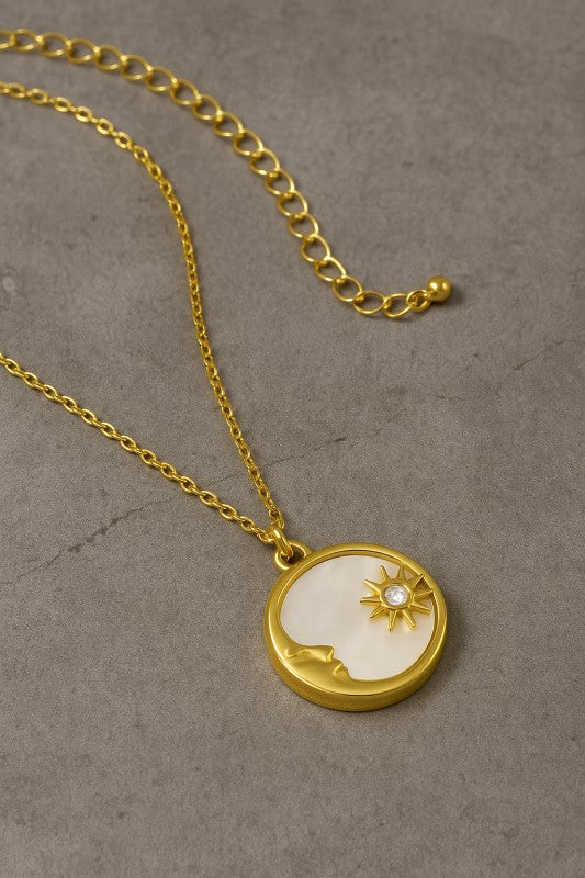 Everly Moon Pendant Necklace