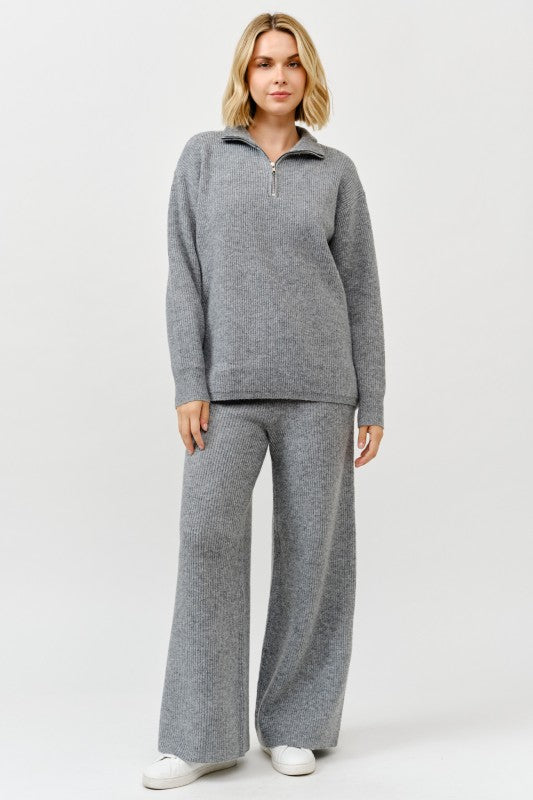 Stella Zip Sweater Matching Pant Set