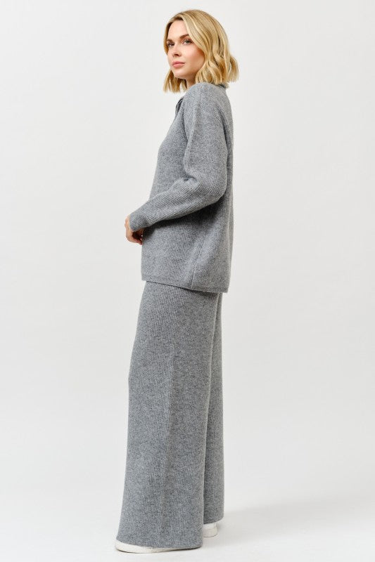 Stella Zip Sweater Matching Pant Set