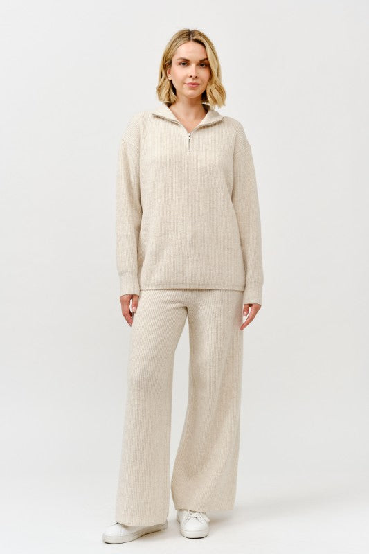 Stella Zip Sweater Matching Pant Set