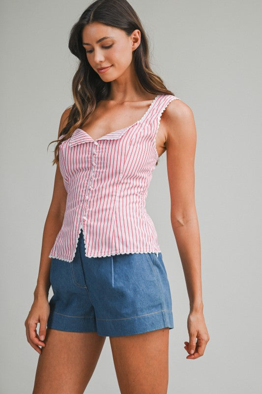 Marcus Stripe Tank Top