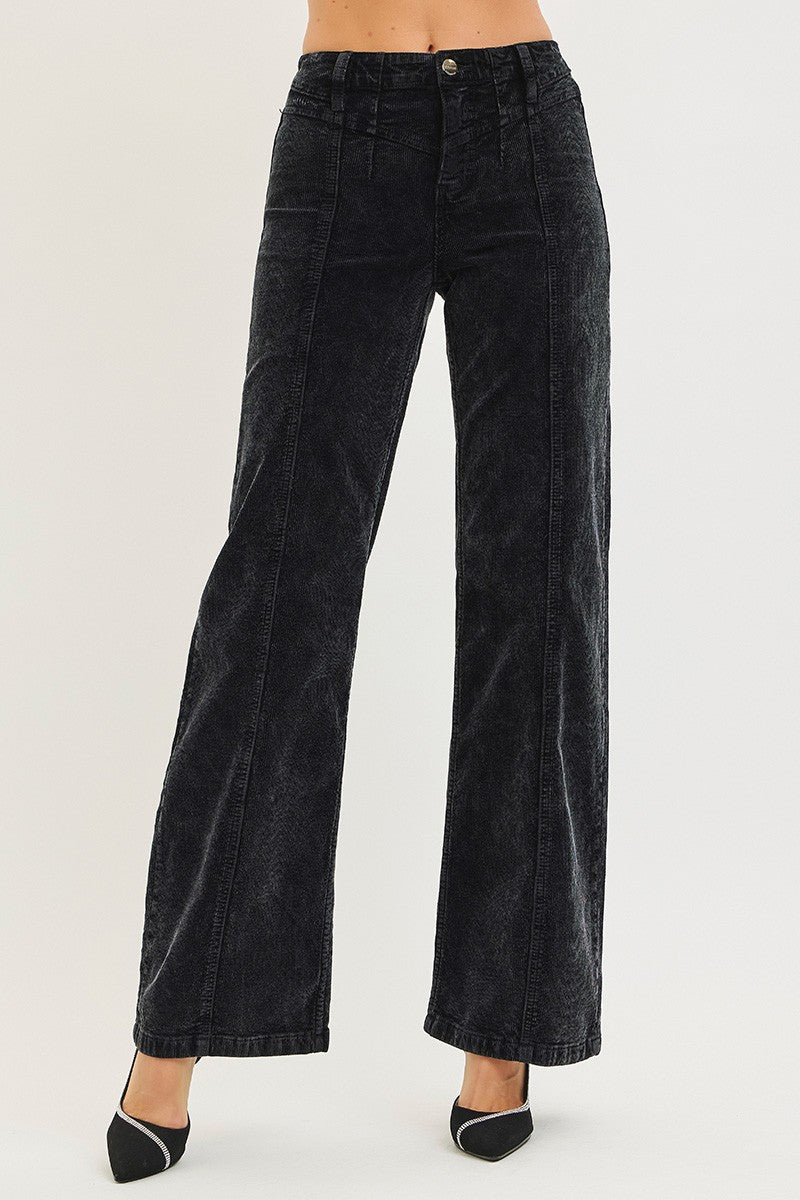 RISEN Warmen Corduroy High Rise Wide Pants