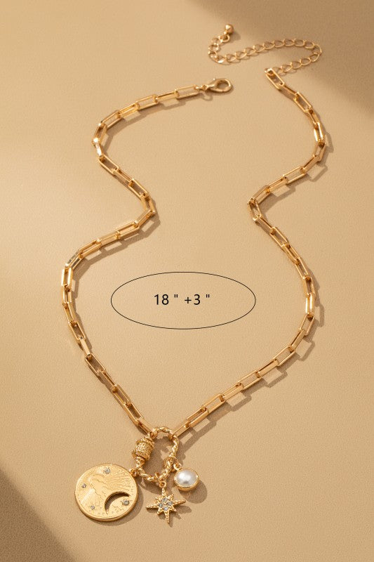 Gerry Celestial Charm Necklace