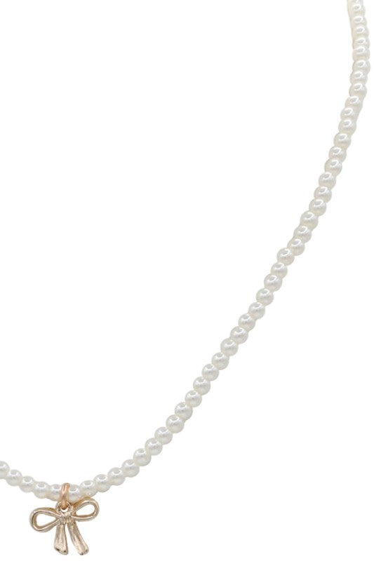 Roodie Bow Pendant Necklace