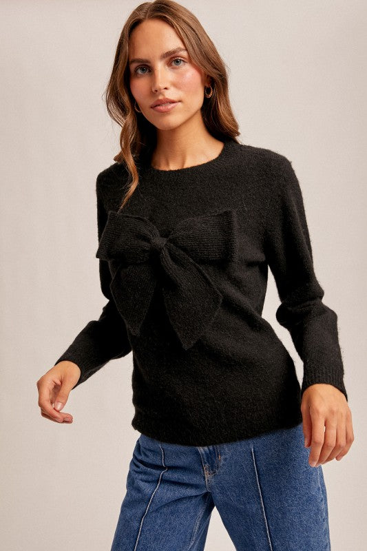 Coco Bow Sweater FINAL SALE