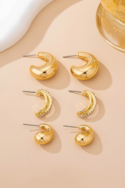 Baker Earring Trio