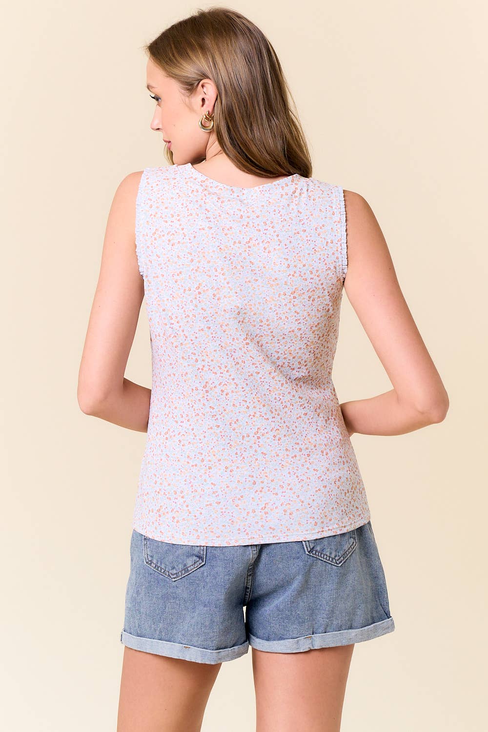 Tom Floral Lace Tank Top